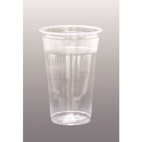 Vaso para Bebidas Frías, 10 oz, Plástico Transparente, Envuelto